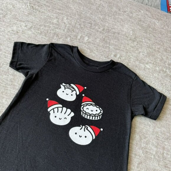 Mochi Kids Dim Sum Santa Tee - Picture 2 of 3